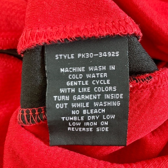 Red and  Black Bodycon Dress - Picture 3 of 4